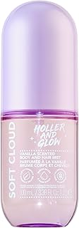Holler And Glow Mood Boosting Soft Cloud Body & Hair Mist, Body Spray, Teen Girls Spritz, Long Lasting, Vanilla, Sweet Scented, Water Based Fragrance For Tweens, Clean & Gentle Formula, 3.38 Fl Oz